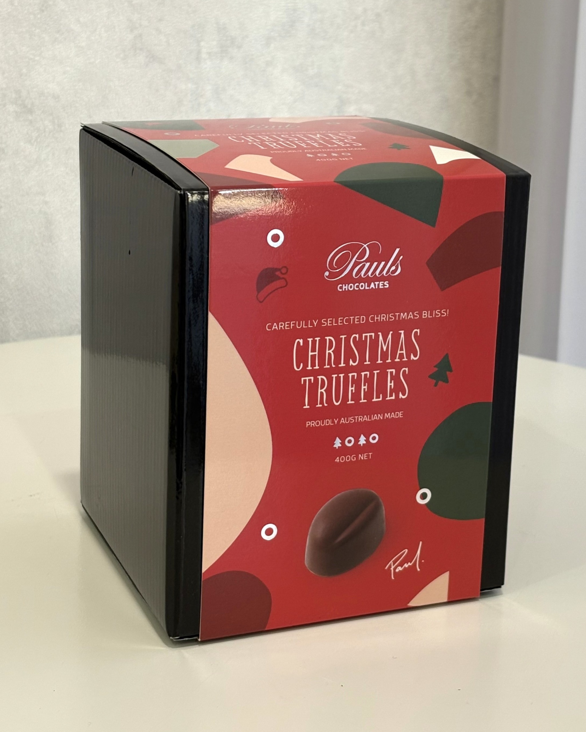 pauls chocolates christmas truffles 400g pauls chocolates christmas truffles 400g