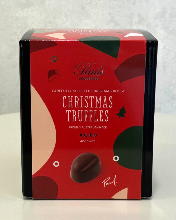 pauls chocolates christmas truffles 400g
