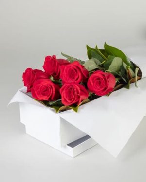 a little more love 6 roses red