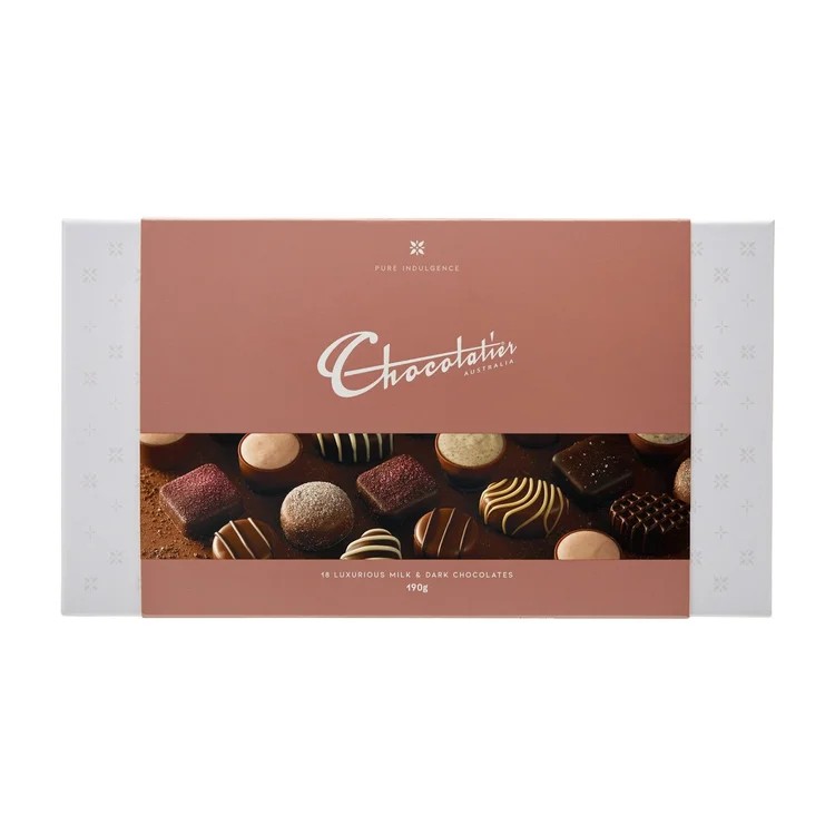 chocolatier pure indulgence chocolates 190g chocolatier pure indulgence chocolates 190g